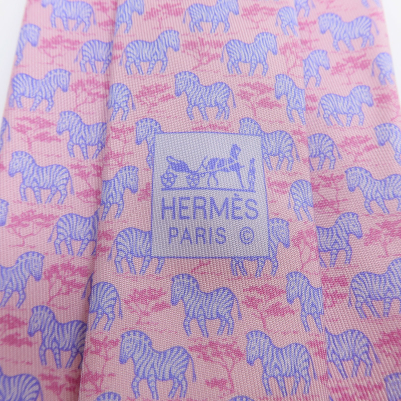 HERMES 絲質Necktie領帶-6