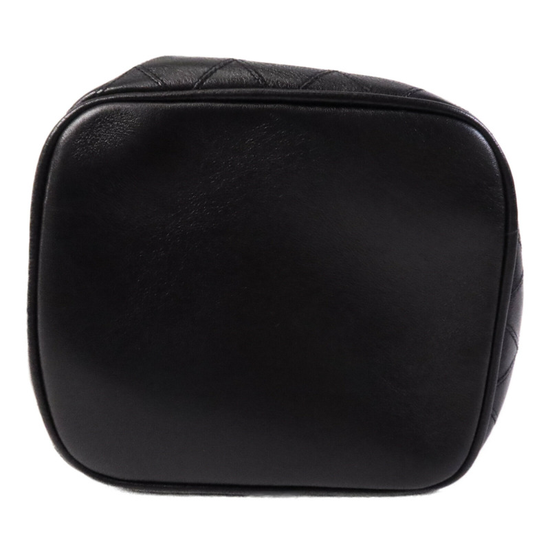 CHANEL 羊皮皮革Vintage Vanity Case金扣手挽袋-3