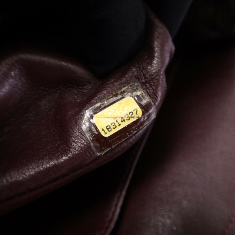 CHANEL 牛皮皮革Chanel 2.55 Large銀扣鏈帶肩背袋-7