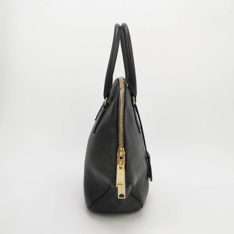 Burberry Orchard牛皮純色橢圓廓形字母Logo手提包-3