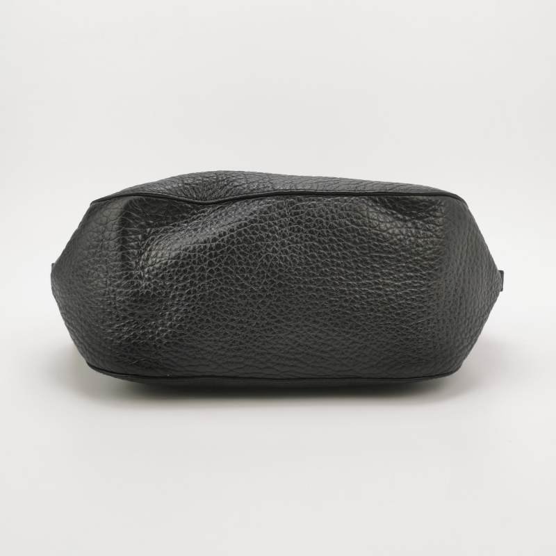 Burberry Orchard牛皮純色橢圓廓形字母Logo手提包-5