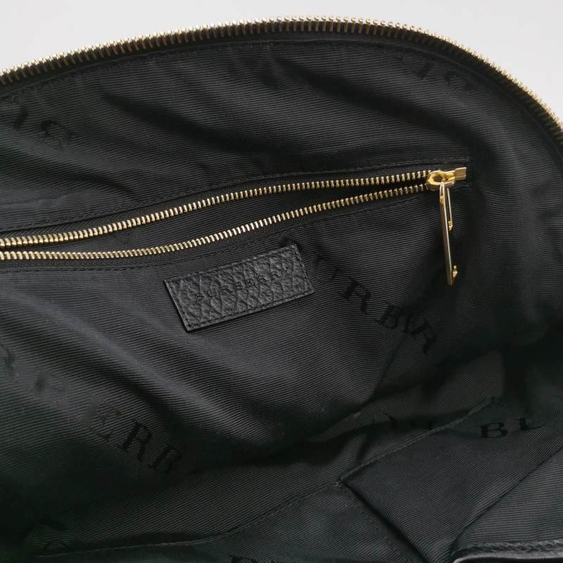 Burberry Orchard牛皮純色橢圓廓形字母Logo手提包-7