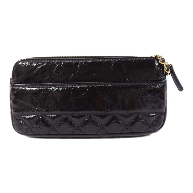 CHANEL 牛皮皮革WOC Wallet On Chain鏈帶肩背袋-1