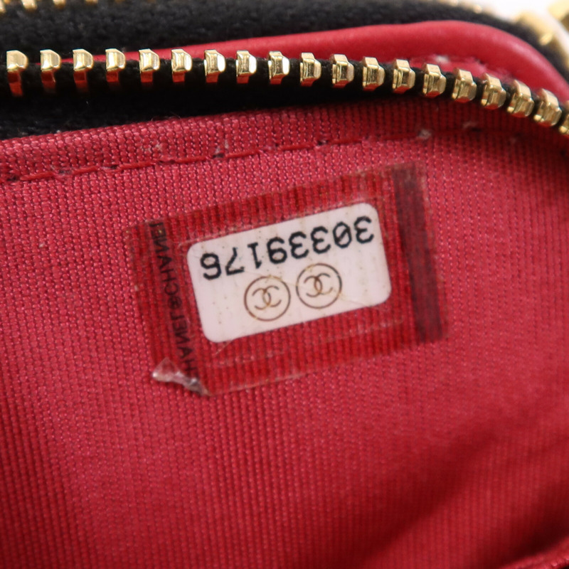 CHANEL 牛皮皮革WOC Wallet On Chain鏈帶肩背袋-7