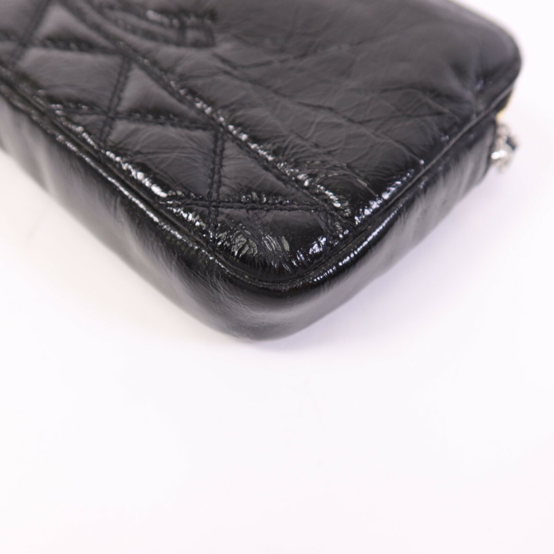 CHANEL 牛皮皮革WOC Wallet On Chain鏈帶肩背袋-9