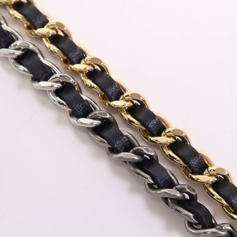 CHANEL 牛皮皮革WOC Wallet On Chain鏈帶肩背袋-13