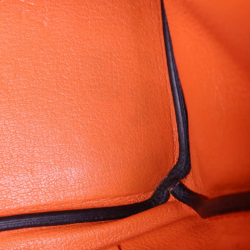 HERMES Togo皮革Birkin 30銀扣手挽袋Bleu Nuit-23