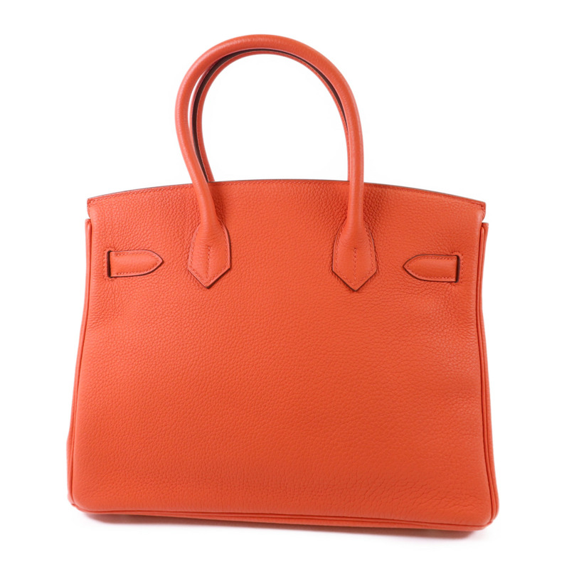 HERMES Togo皮革Birkin 30銀扣手挽袋Capucine-1