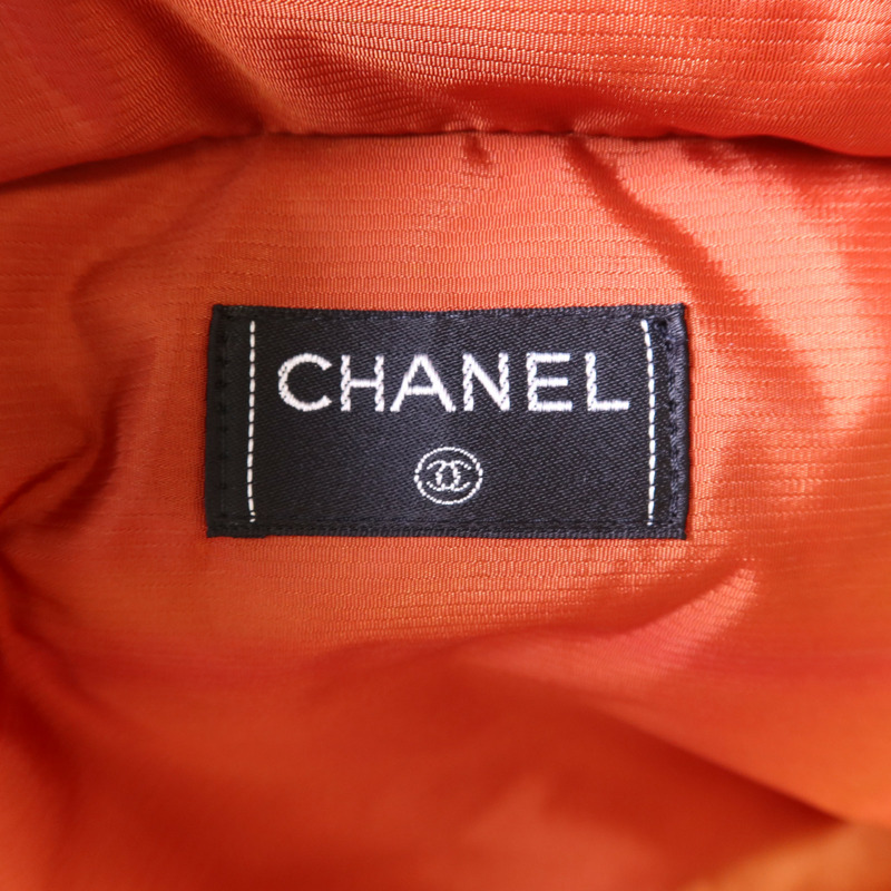 CHANEL 尼龍Travel Line Boston Bag銀扣手挽袋-7