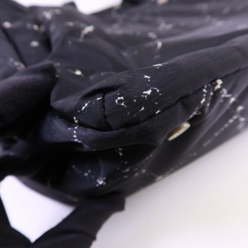 CHANEL 尼龍Travel Line Boston Bag銀扣手挽袋-12