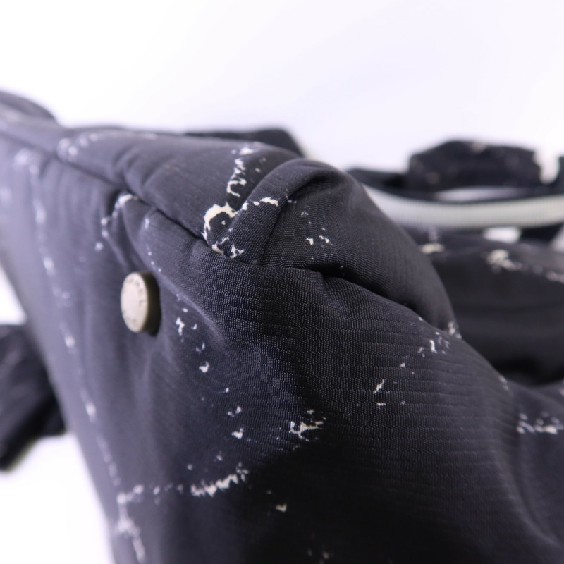 CHANEL 尼龍Travel Line Boston Bag銀扣手挽袋-13