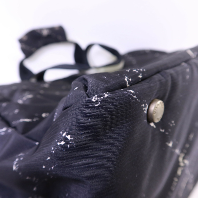 CHANEL 尼龍Travel Line Boston Bag銀扣手挽袋-14