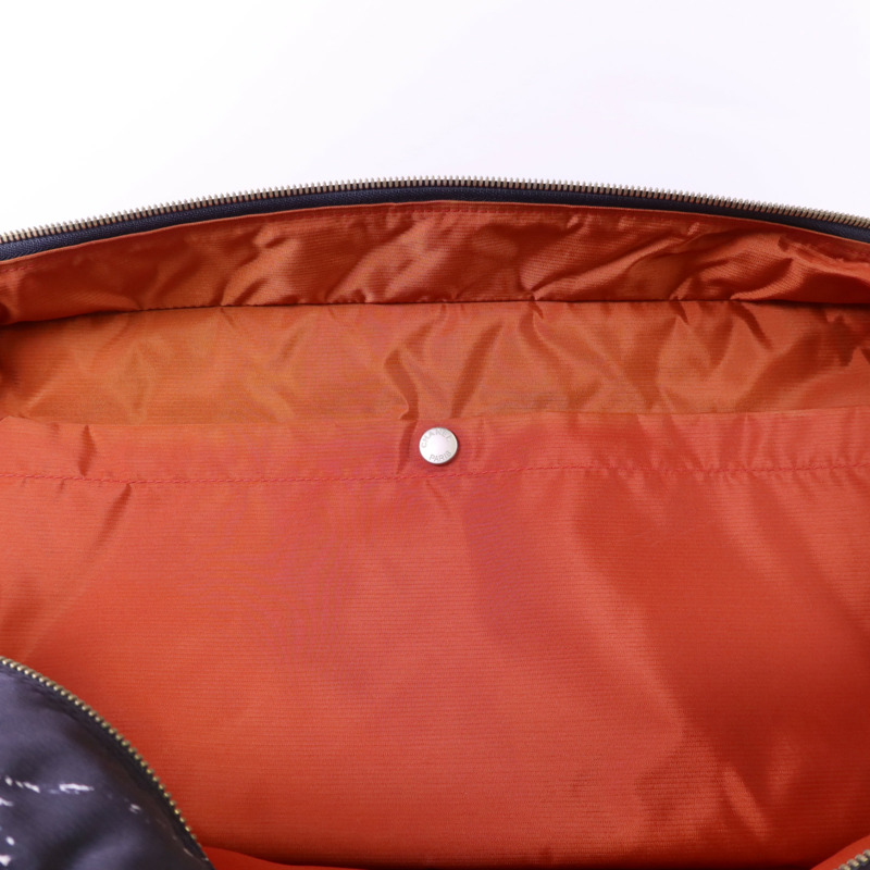 CHANEL 尼龍Travel Line Boston Bag銀扣手挽袋-17