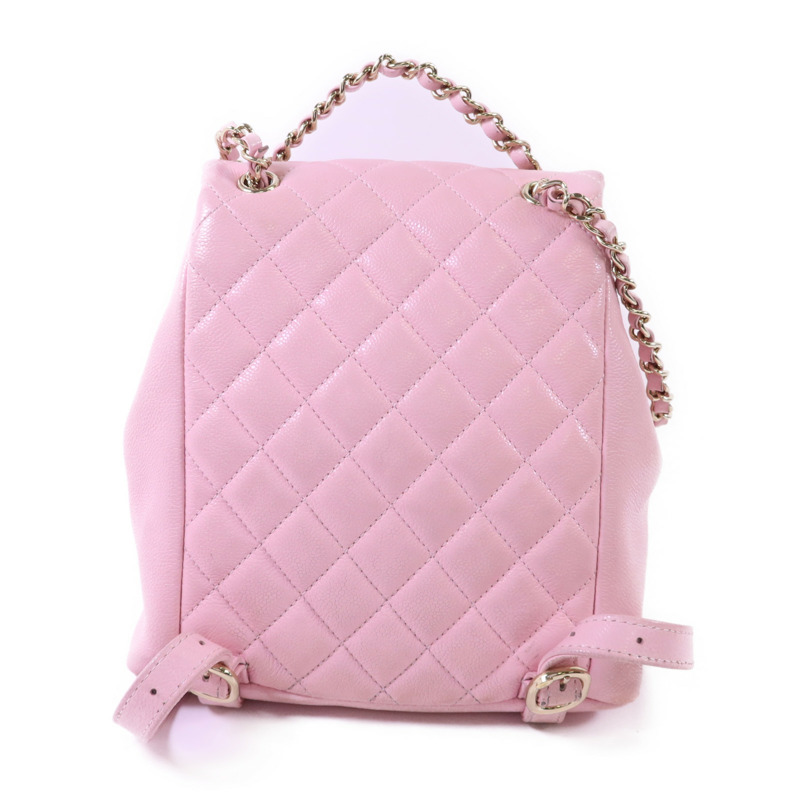 CHANEL 牛皮皮革Duma Backpack金扣背包-1