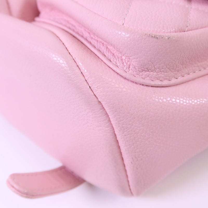 CHANEL 牛皮皮革Duma Backpack金扣背包-9