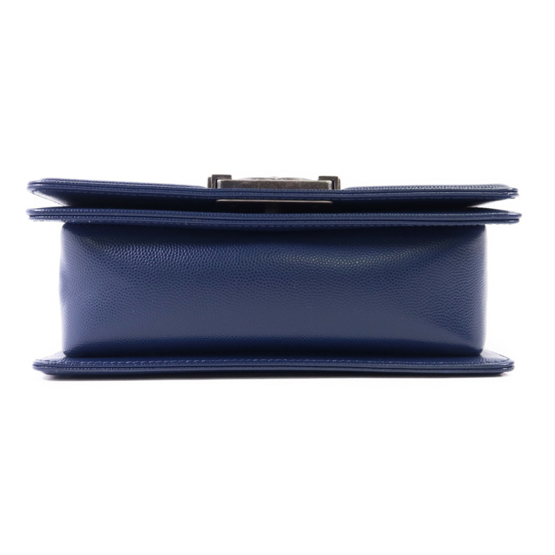 CHANEL 牛皮皮革Chanel Boy Small鏈帶肩背袋-3