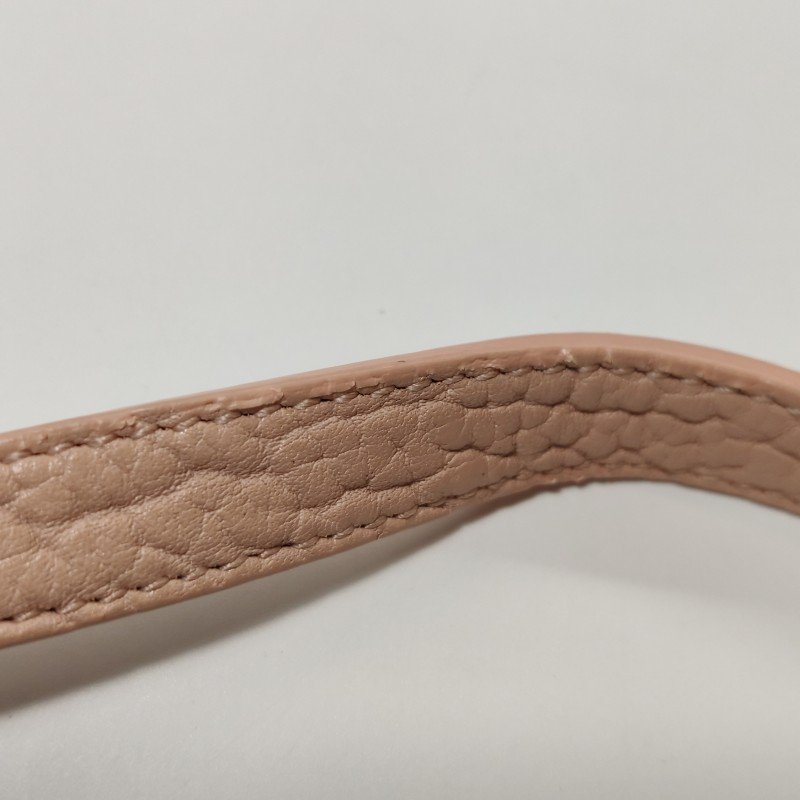 Burberry Chess牛皮純色拉鏈馬術騎士Logo壓紋斜挎包單肩包 9.8新-9