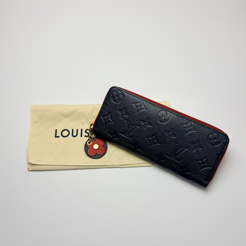 LV m68325 經典深藍長夾-0