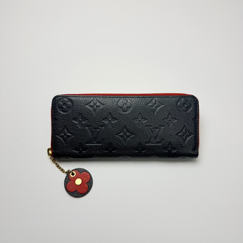 LV m68325 經典深藍長夾-1