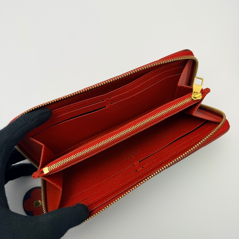 LV m68325 經典深藍長夾-4