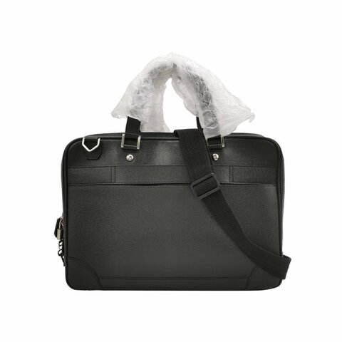 Louis Vuitton(LV)Taiga Alexander 牛皮純色拉鏈斜挎包單肩包