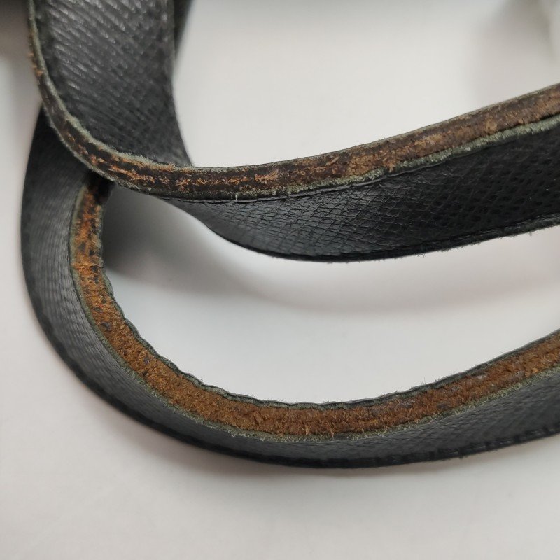 Louis Vuitton(LV)Taiga Alexander 牛皮純色拉鏈斜挎包單肩包-19