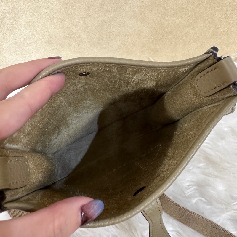 Hermes Mini Evelyne 8Q馬爾法米色Beige Marfa Clemence-7
