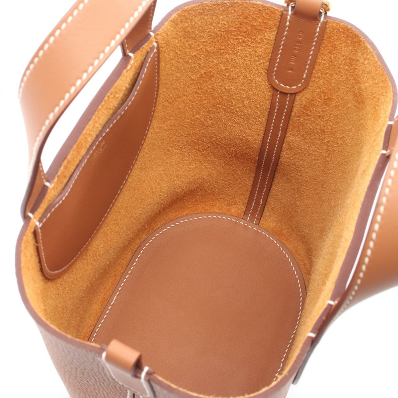 愛馬仕 (HERMES) in the loop 18 手提包 B 084274CC Taurillon Clemence 金色二手 GHW-2