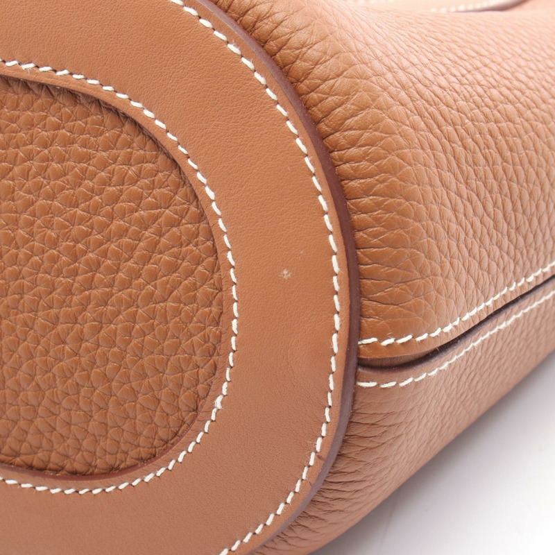 愛馬仕 (HERMES) in the loop 18 手提包 B 084274CC Taurillon Clemence 金色二手 GHW-5