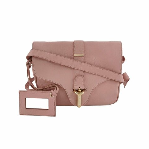 Balenciaga牛皮純色斜挎包單肩包