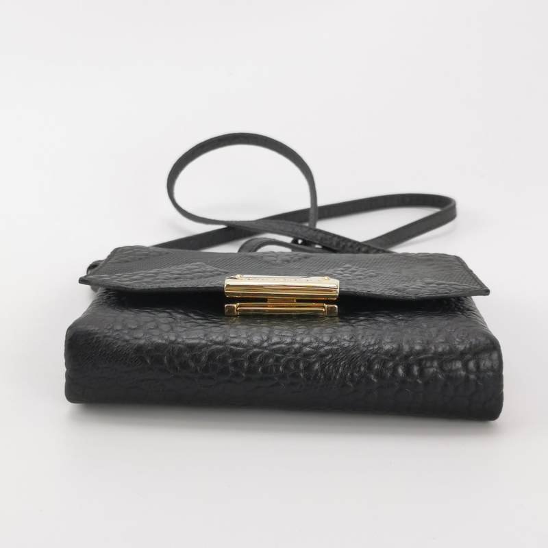 Burberry Langley牛皮純色字母Logo斜挎包單肩包-5