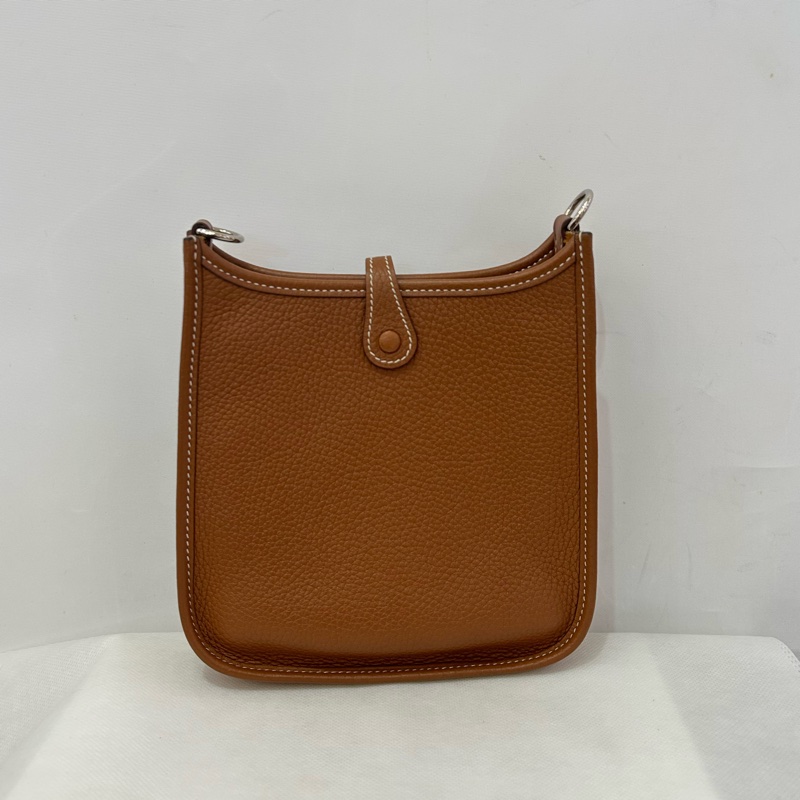 Hermes 金棕銀釦Evelyne 16-2