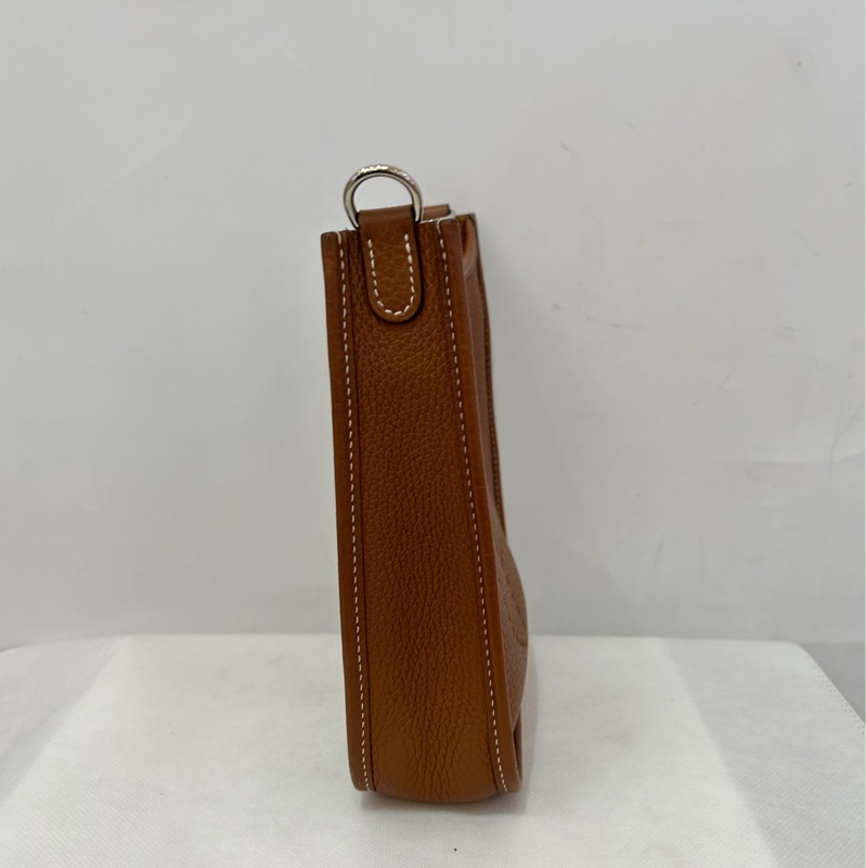 Hermes 金棕銀釦Evelyne 16-3