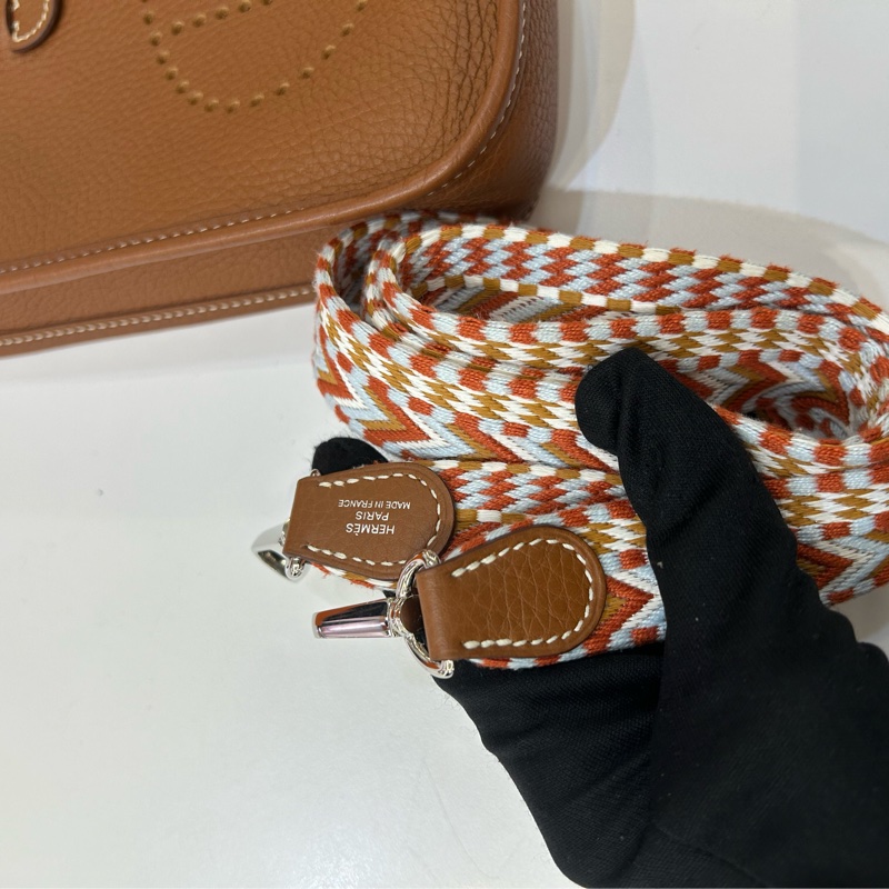 Hermes 金棕銀釦Evelyne 16-7