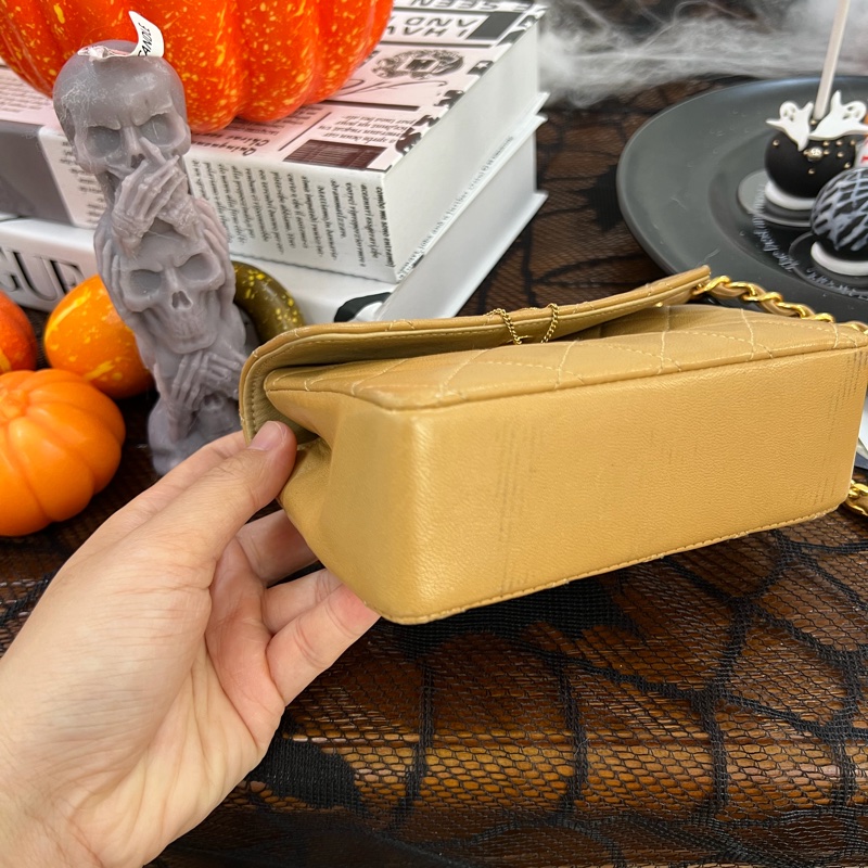 Chanel Vintage 中古 古董 Mini CF 豆豆鏈條 軍牌 多元素包 Mini flap-11