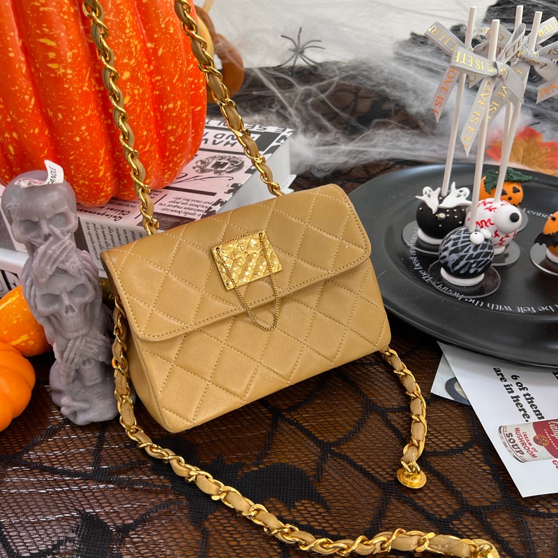 Chanel Vintage 中古 古董 Mini CF 豆豆鏈條 軍牌 多元素包 Mini flap-14