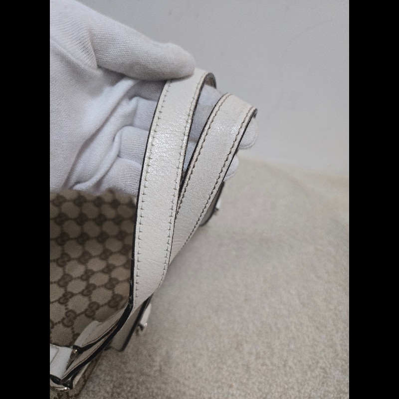 Gucci 古馳 經典大馬銜扣 GG 老花帆布大托特包-36