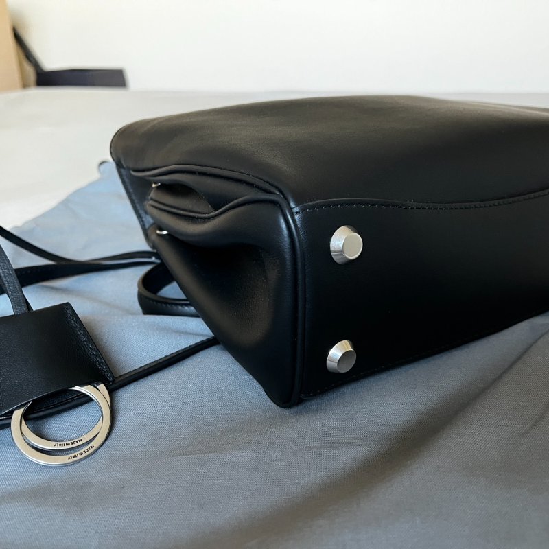 全新BALENCIAGA巴黎世家Rodeo Handbag黑色小號-10