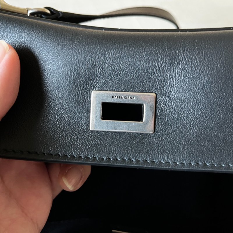 全新BALENCIAGA巴黎世家Rodeo Handbag黑色小號-12