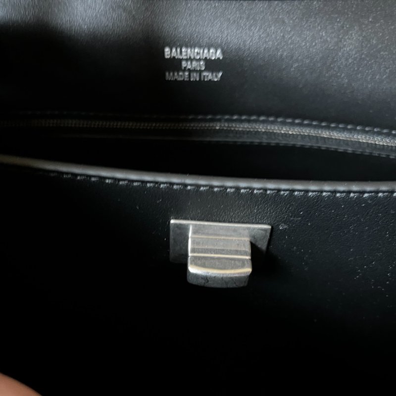 全新BALENCIAGA巴黎世家Rodeo Handbag黑色小號-17