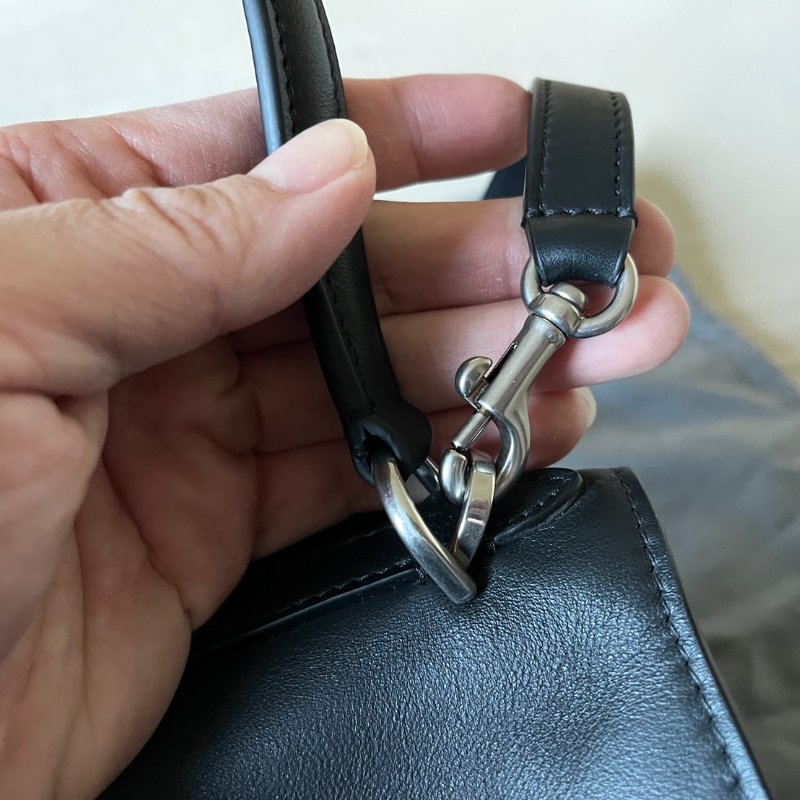 全新BALENCIAGA巴黎世家Rodeo Handbag黑色小號-18