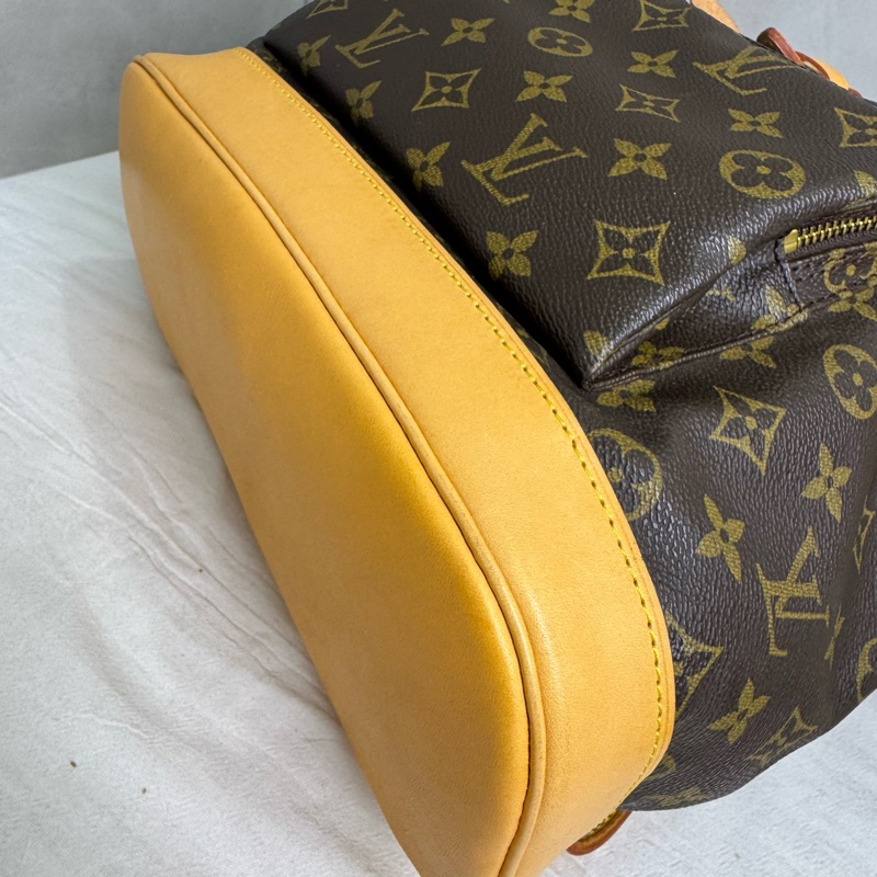 LV Montsouris 老花雙肩包 vintage 二手 後背 手提-11