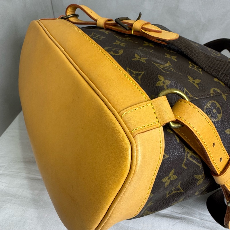 LV Montsouris 老花雙肩包 vintage 二手 後背 手提-13