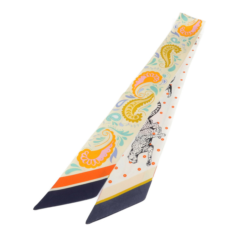 HERMES 絲質Twilly絲巾-1