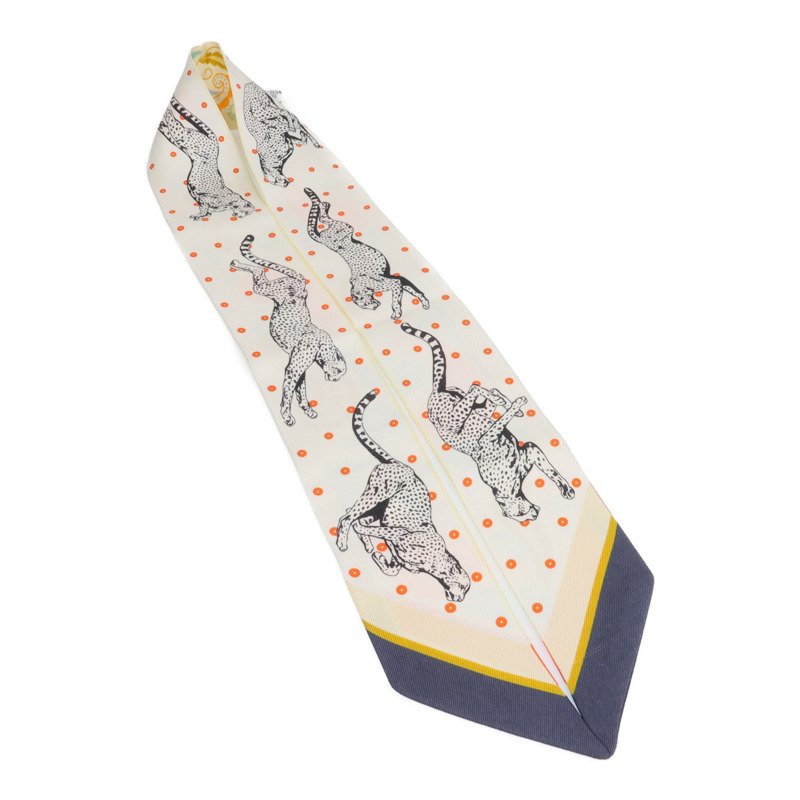 HERMES 絲質Twilly絲巾-3