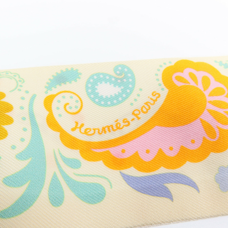 HERMES 絲質Twilly絲巾-6