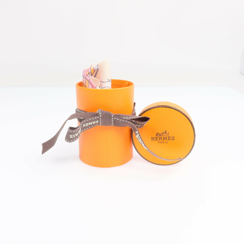 HERMES 絲質Twilly絲巾-8