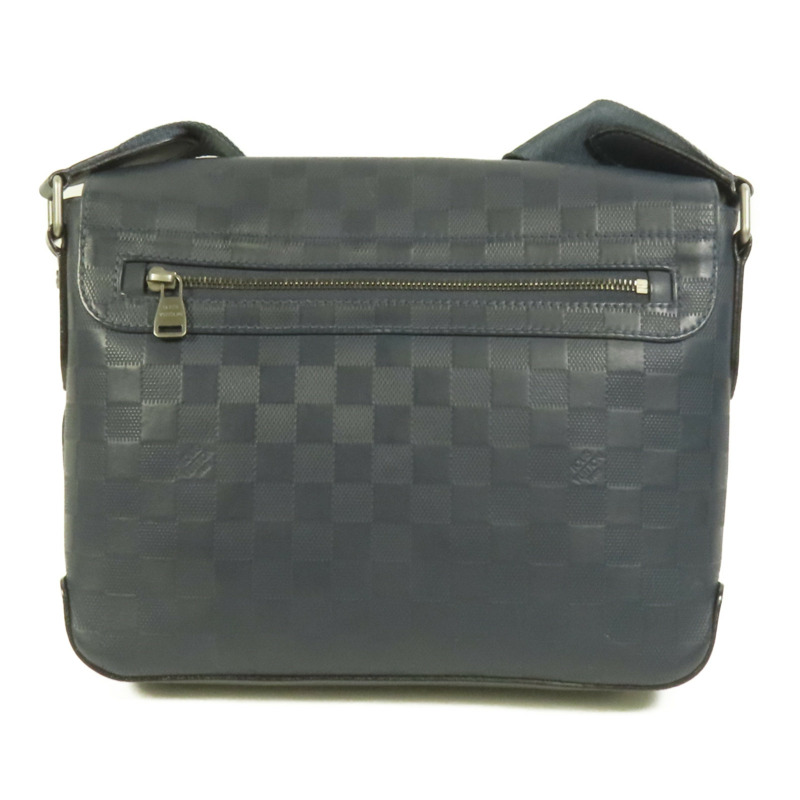LOUIS VUITTON Damier Infini Distrist PM銀扣肩背袋-1