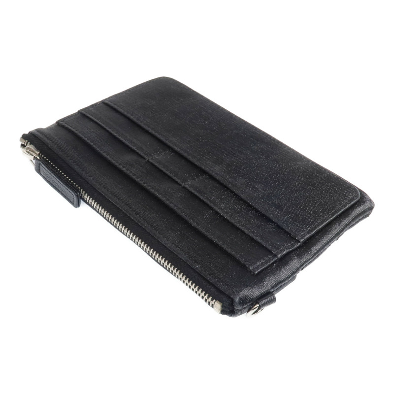 CHANEL 帆布Pouch銀扣手拿包-4