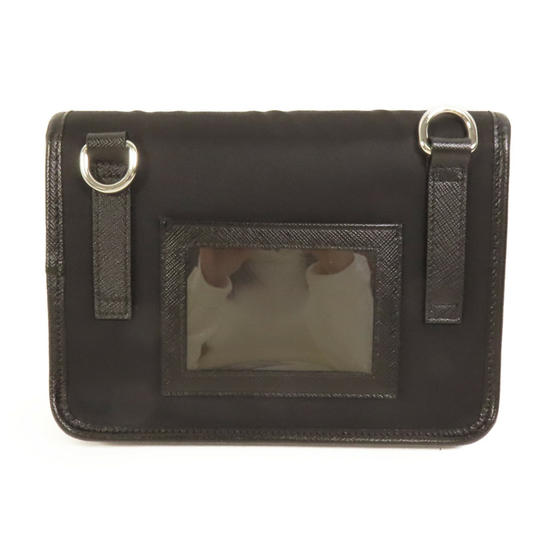 PRADA 尼龍Smartphone Case銀扣肩背袋-1